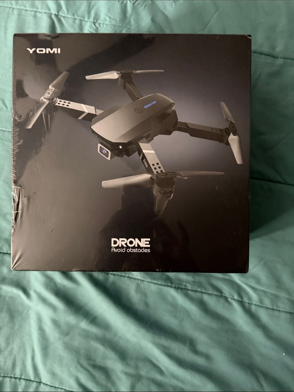 Black Foldable Camera Drone - Obstacle Avoidance